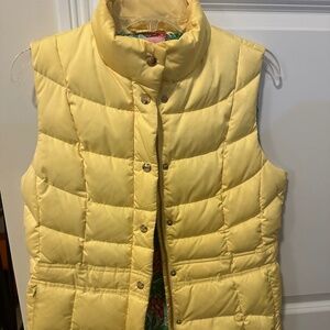 Yellow Lilly Pulitzer Vest